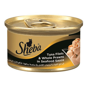 Sheba Tuna Prawn In Seafood Wet Food