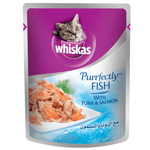 Whiskas Purrfectly Tuna & Salmon Wet Food