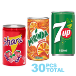 3-In-1 Assorted (7 Up, Shani & Mirinda Orange)