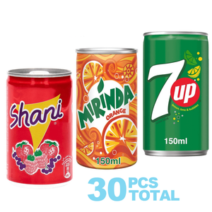 3-In-1 Assorted (7 Up, Shani & Mirinda Orange)