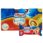 Americana Mini Strawberry Swiss Roll Cake