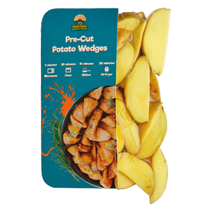 Organic Harvest Unseasoned Pre-Washed Potato Wedges