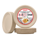 صحون ورقية دائرية صديقة للبيئة من بابكو