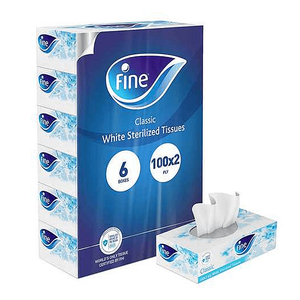 Fine Sterilized 2 Ply Classic Facial Tissue