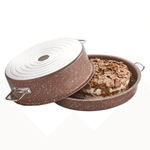 Saflon Pot With Stainless Steel Lid