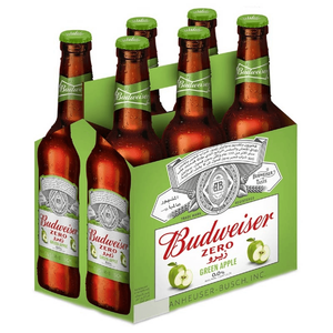 Budweiser Zero Alcohol Alcohol Green Apple Drink