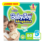 BabyJoy Compressed Diamond Size 5 X-Lage Junior Diapers - (14-25 kg)