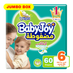 BabyJoy Compressed Diamond Size 6 XX-Lage Junior Diapers - (16-25 kg)