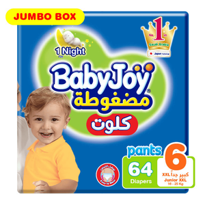 BabyJoy Compressed Diamond Size 6 XX-Large Pants Diapers - (16-23 kg)