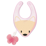 مريلة وردي مع عضاضة أسنان من تشيكو