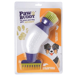 Paw Buddy Dog Paw Cleaner & Pet Hair Grooming Brush