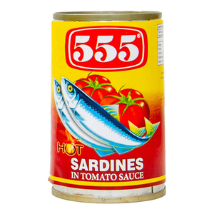 555 Sardines In Hot Tomato Sauce