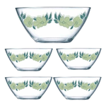 Luminarc Paradise Garden Green Bowls Set