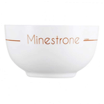 Luminarc White Bowl Minestrone