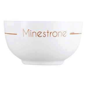 Luminarc White Bowl Minestrone