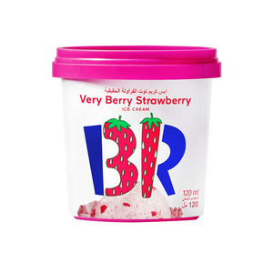 آيس كريم توت الفراولة من باسكن روبنز