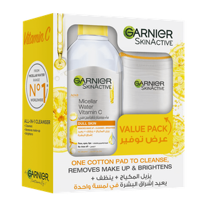 Garnier Vitamin C Micellar Water & Cotton