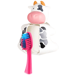 Flipper Fun Toothbrush Holder - Cow Design