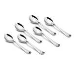 FNS Glaze Hammered Silver Tea Spoon Set