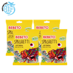 Bebeto Sour Rainbow Spaghetti Candy