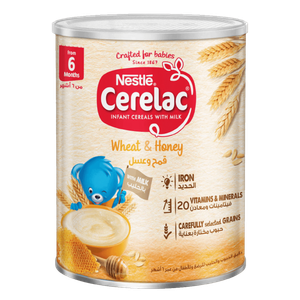 Cerelac Wheat & Honey Infant Cereal Tin - (From 6 Months)