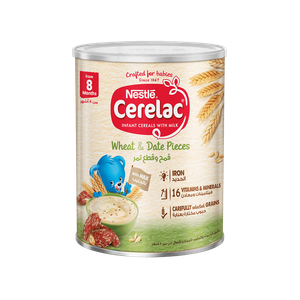Cerelac Wheat & Date Pieces Infant Cereal Tin - (From 8 Months)
