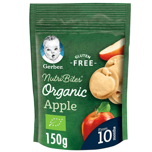 Gerber Nutribites Organic Apple Biscuits - (From 10 Months)