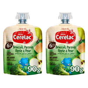 Cerelac Broccoli, Parsnip, Apple & Pear Puree Pouch