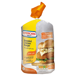 Americana Frozen Breaded Chicken Burger