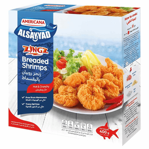 Americana Frozen Breaded Crispy Shrimp