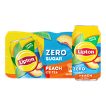Lipton Zero Sugar Peach Iced Tea