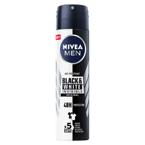 Nivea Black & White Invisible Deodorant Spray - Men