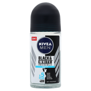 Nivea Black & White Invisible Fresh Roll-On Deodorant - Men