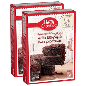 Betty Crocker Super Moist Dark Chocolate Cake Mix
