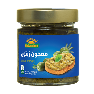 معجون زيتون عضوي من أرض الطبيعة