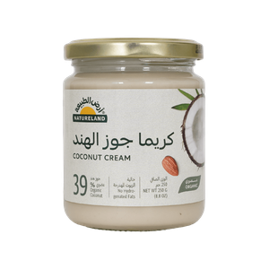 كريما جوز الهند عضوي من أرض الطبيعة