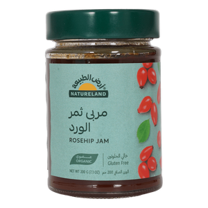 مربى ثمر الورد العضوي من أرض الطبيعة