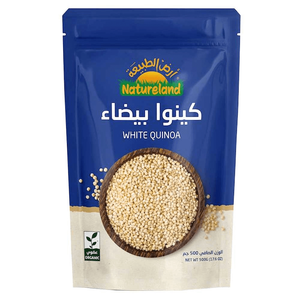 كينوا بيضاء عضوية من أرض الطبيعة