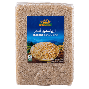 أرز ياسمين أسمر عضوي من أرض الطبيعة