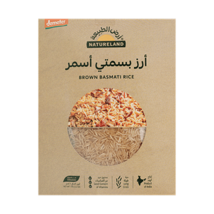 أرز بسمتي أسمر ديمتر عضوي من أرض الطبيعة