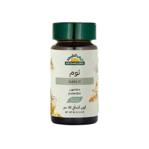 ثوم مطحون عضوي من أرض الطبيعة