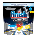 Finish Quantum Ultimate Lemon Dishwasher Detergent