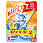 Harpic Active Fresh Sparkling Citrus Toilet Block
