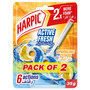 Harpic Active Fresh Sparkling Citrus Toilet Block