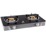 Orca Table Top Gas Burner Glass Panel - Black