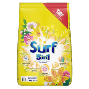 Surf Semi Automatic Detergent Powder Jasmine & Fresh Flowers
