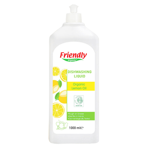Friendly Organic Organic Lemon Oil Dishwashing Liquid