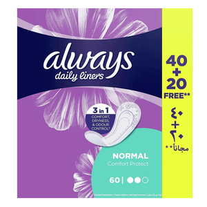 Always Comfort Protect Regular Liners