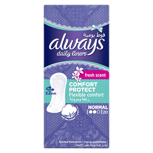 Always Comfort Protect Fresh Liners