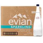 Evian Natural Sparkling Mineral Water